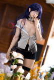 Amy realistic silicone sex doll in stock 159cm A-cup with outfit Funwest