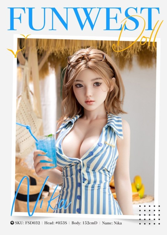 Nika FunWestDoll silikoonnukk 152 cm realistlik | sexdoll.fr