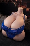 Eliza, „Yeloly“ silikoninis torso masturbatorius 52 cm, didelės krūtys