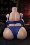 Eliza, torso masturbatore Yeloly in silicone 52 cm, seno grande