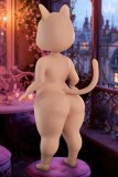 Poupée sexuelle silicone intégrale en stock 90cm bonnet A nature Dolls Castle
