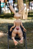 Rabittie poupée sexuelle fantasy silicone en stock 120cm bonnet C nature Dolls Castle