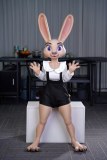 Rabittie poupée sexuelle fantasy silicone en stock 120cm bonnet C nature Dolls Castle