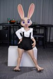 Rabittie poupée sexuelle fantasy silicone en stock 120cm bonnet C nature Dolls Castle