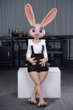 Rabittie poupée sexuelle fantasy silicone en stock 120cm bonnet C nature Dolls Castle