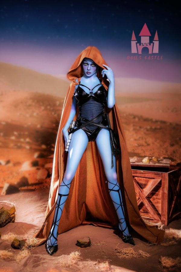 Tête A1 poupée sexuelle TPE en stock 156cm bonnet E bleue Dolls Castle