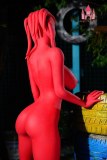 Tête A9 poupée sexuelle TPE en stock 160cm bonnet F rouge Dolls Castle