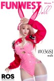 Lily realistic silicone sex doll in stock 157cm G-cup Funwest FSD046