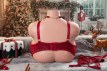 Mia, Yeloly silikonski masturbator za prsi 35 cm, 3 v 1